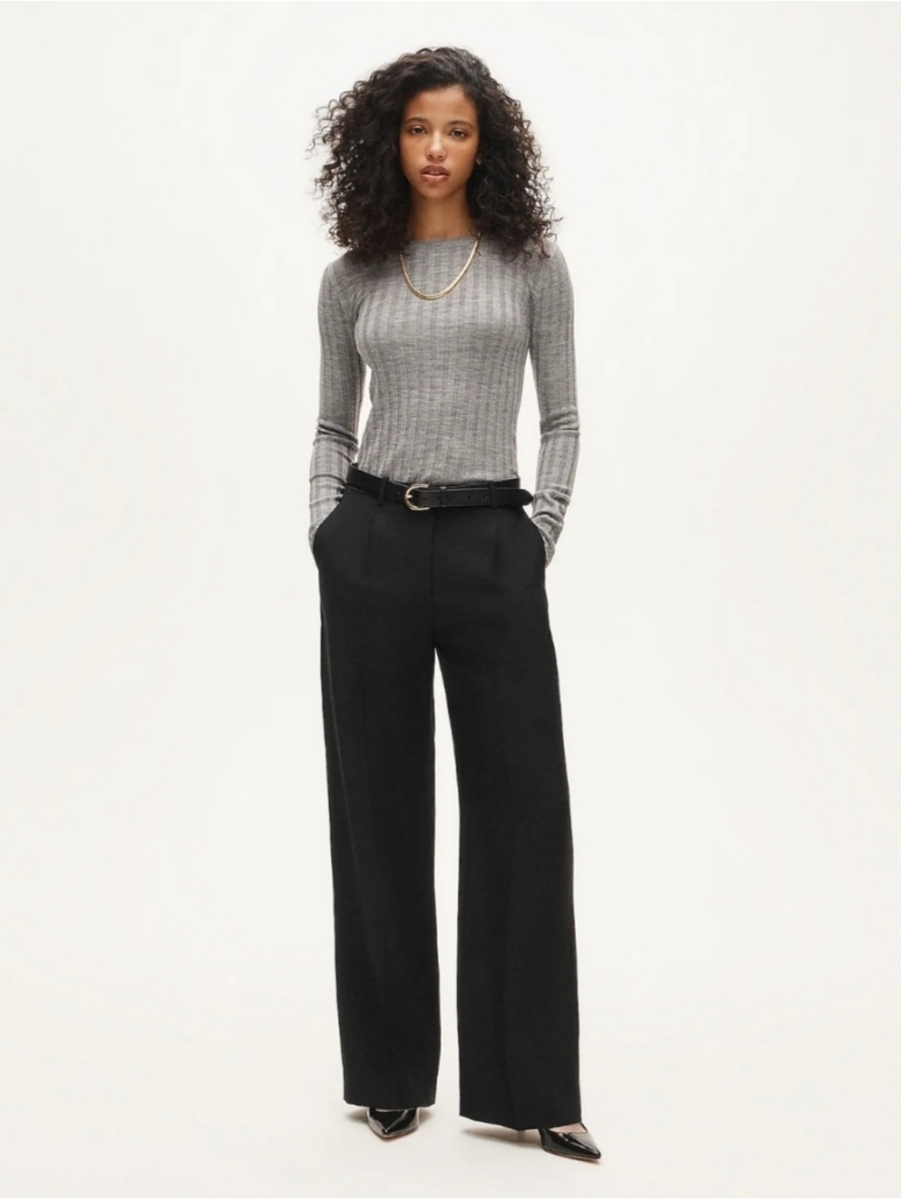 J.Crew Essential Wide-Leg Pant in Luster Canvas - Picture 6 of 10
